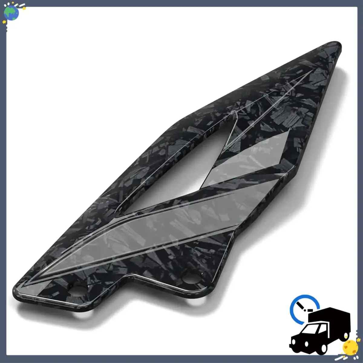 لوحات حماية كعب دواسة القدم الدائمة لـ Triumph Street Triple 765R 765RS 2016-2024 أجزاء تزيين الدراجة النارية B