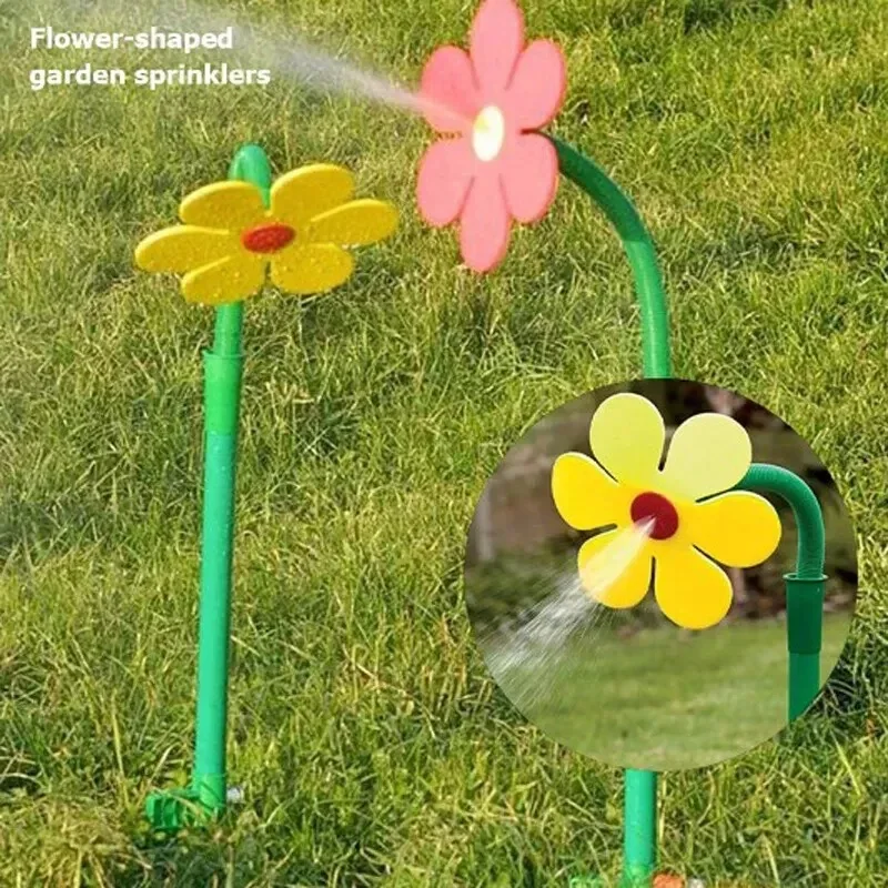 

1PCS Creative Plastic Bobble Head Sprinkler Home Garden Lawn Watering Tool Children Play Sunflower Waterer