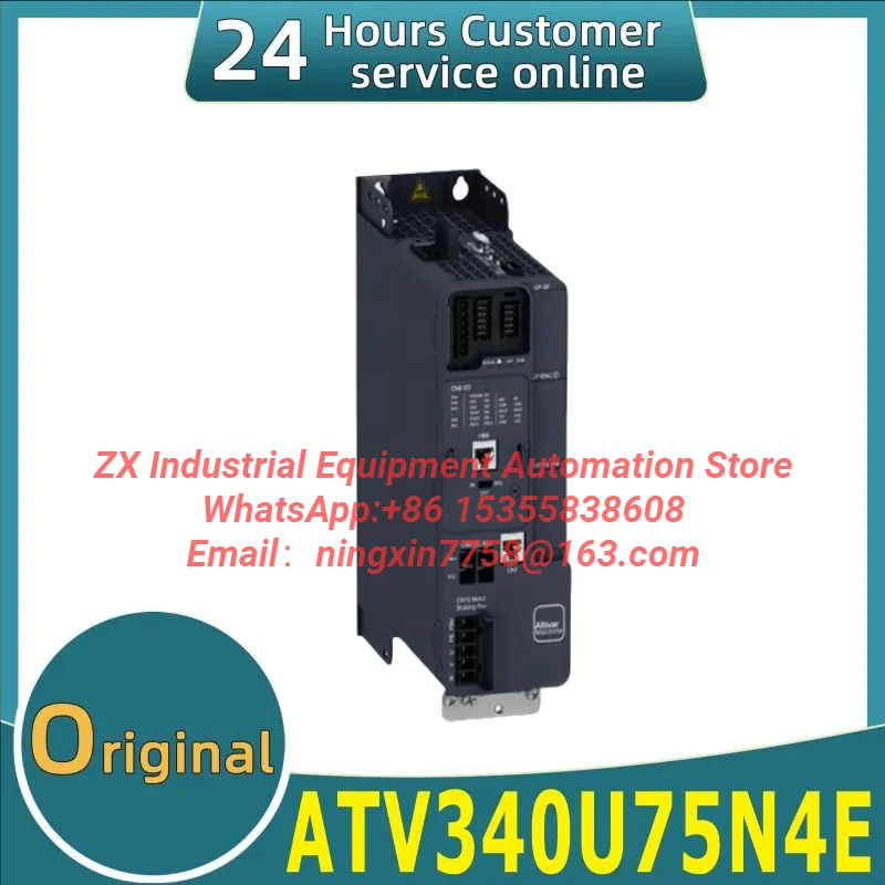 Original three-phase universal frequency conversion module ATV340U75N4E.