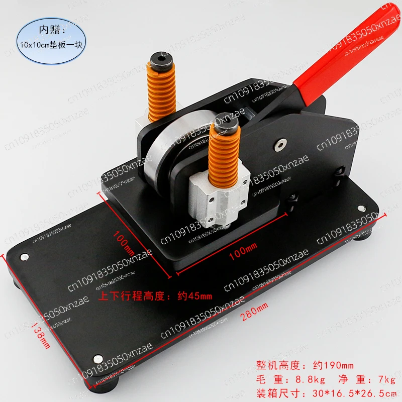 

Manual die-cutting machine, small die press manual DIY leather silicone cutting cutting knife die hand press cutting machine