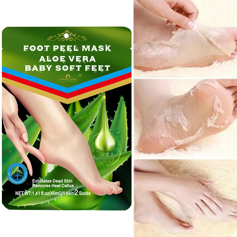 1 Pair/2PCS Exfoliating Foot Peeling Mask Pedicure Socks Scrub For Repair Dead Skin Remove Peel Off Care Korean Cosmetic 40Ml