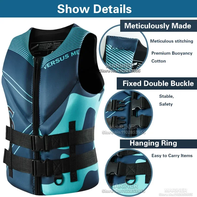 Adults Life Vest Kayak KiteSurf Jet Ski Life Jacket Motorboats Raft Rescue Swimming Drifting Boat Wakeboard Fishing Life Jackets