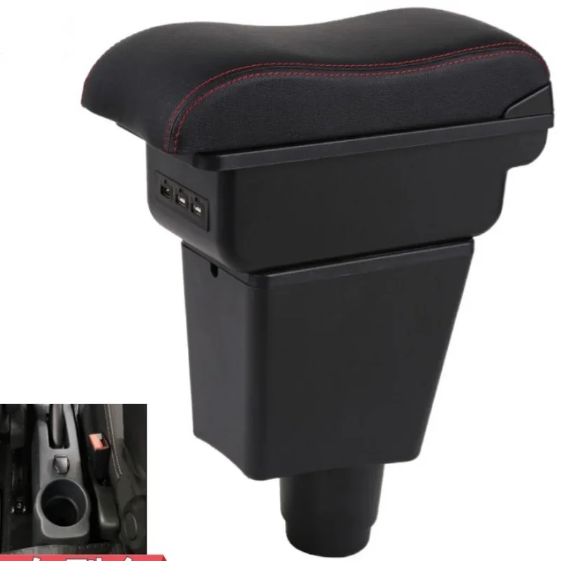 

New luxury For Renault Logan 2 Armrest For Dacia Logan 2 dokker Renault Sandero 2 Car Armrest Box Retrofit Parts Car Accessories