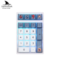 Darmoshark K3Qmk Mechanical Numeric Keypad Wire Hot Swap 21 Key Numpad Keyboard Macro DriveHuano Switch For Office Laptop PC