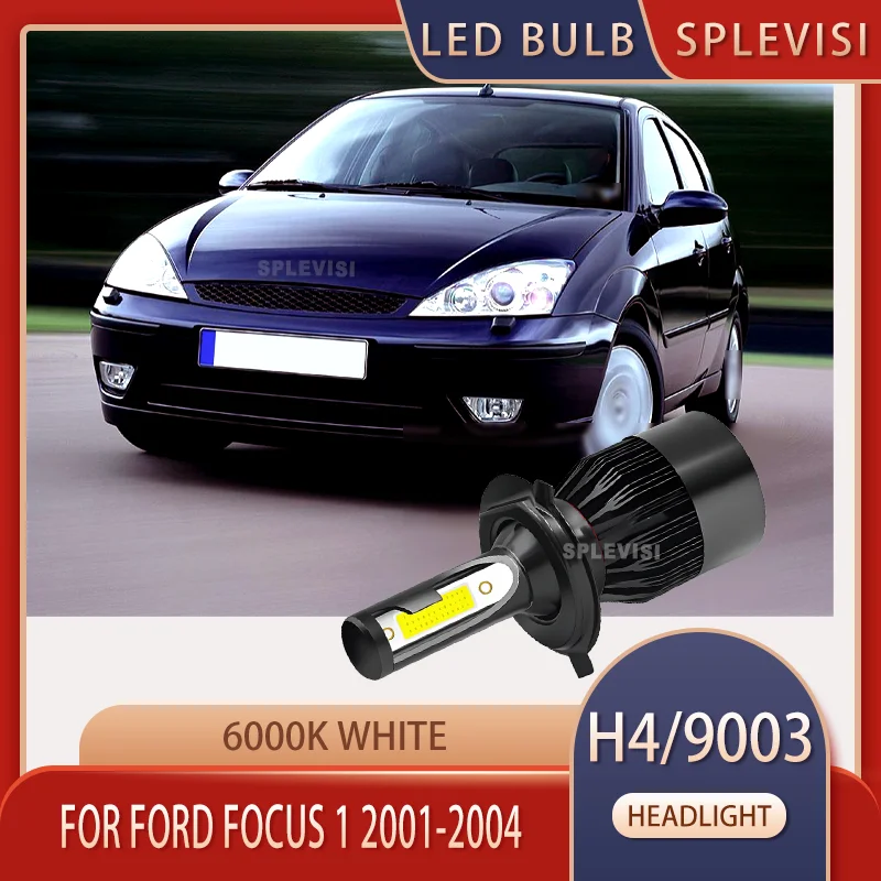 

Great Value for Money 2pcs LED Headlight Bulb Car Lamp Waterproof 6000K White For Ford Focus 1 Cars Vehicle 2001 2002 2003 2004