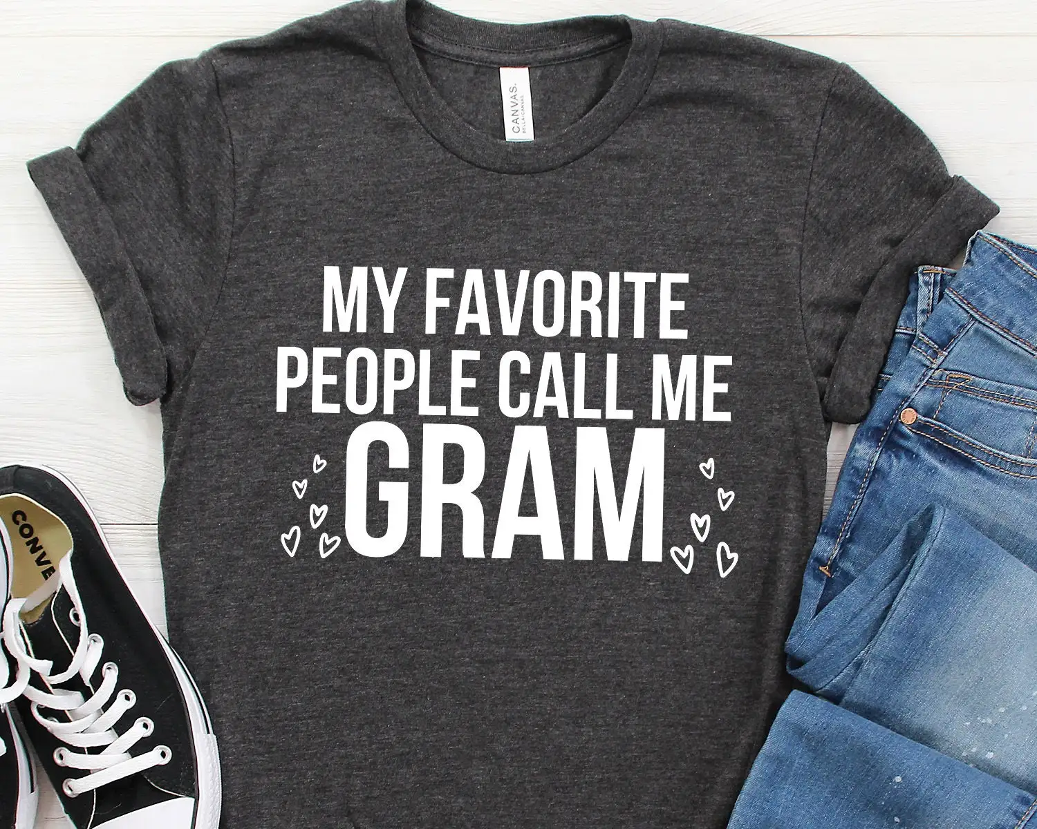 Gram T Shirt Grandma Funny for Grammy Blessed Birthday