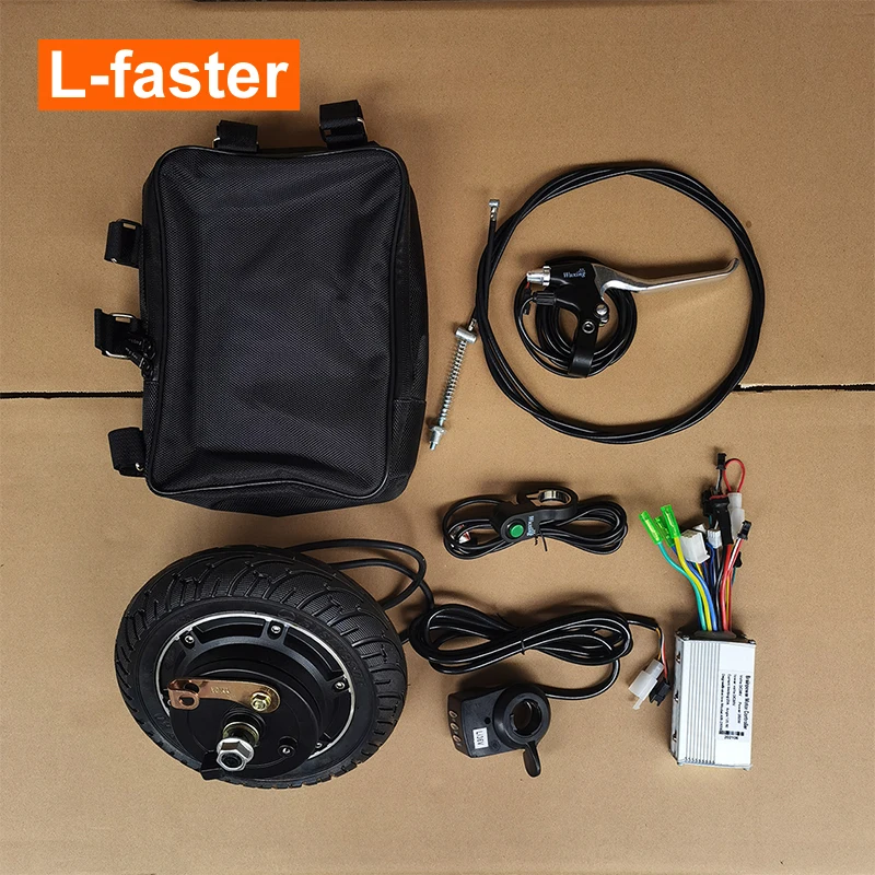 

Cheap DIY 350W 8 Inch Electric Scooter Brushless Hub Motor Conversion Kit With Controller Drum Brake