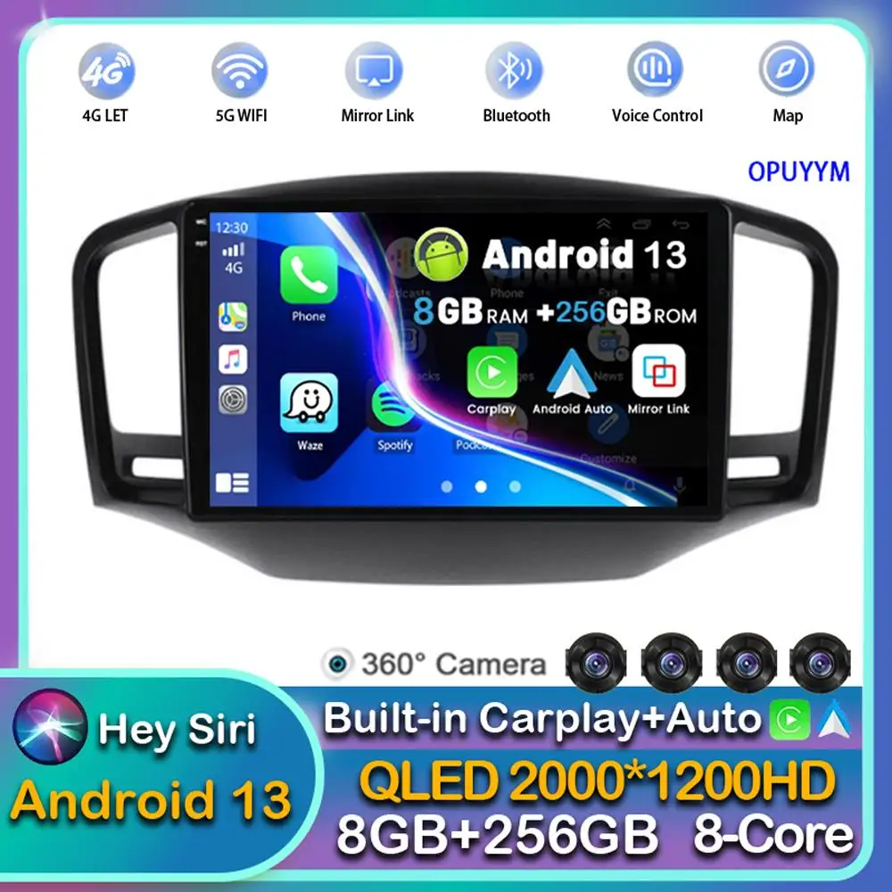 

Android 13 Carplay Auto WIFI+4G Car Radio For Roewe 350 2010 - 2016 Multimedia GPS Video Player Stereo Audio 2din DVD Head Unit