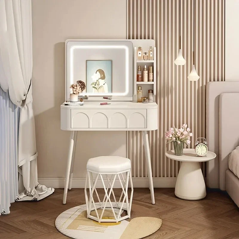 Tocador nórdico De lujo para dormitorio, mueble De almacenamiento moderno para Maquillaje, cajón europeo