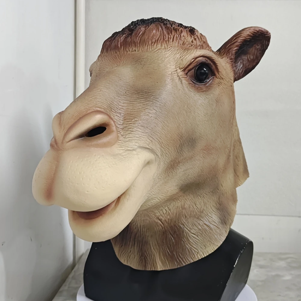 Masque De Zèbre Hyper Réaliste En Latex – Pour Adultes, Déguisement Mascarade, Halloween Et Jeux De Rôle
