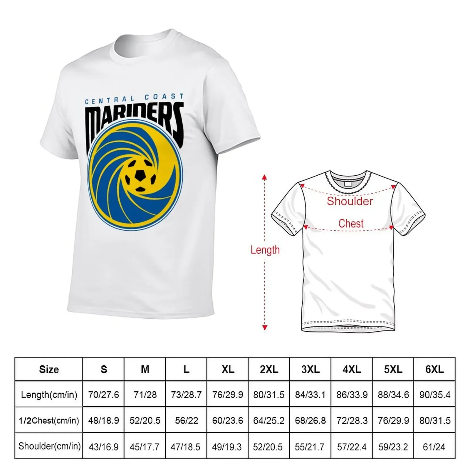 Central Coast Mariners T-Shirt boys animal print graphics plain mens clothing