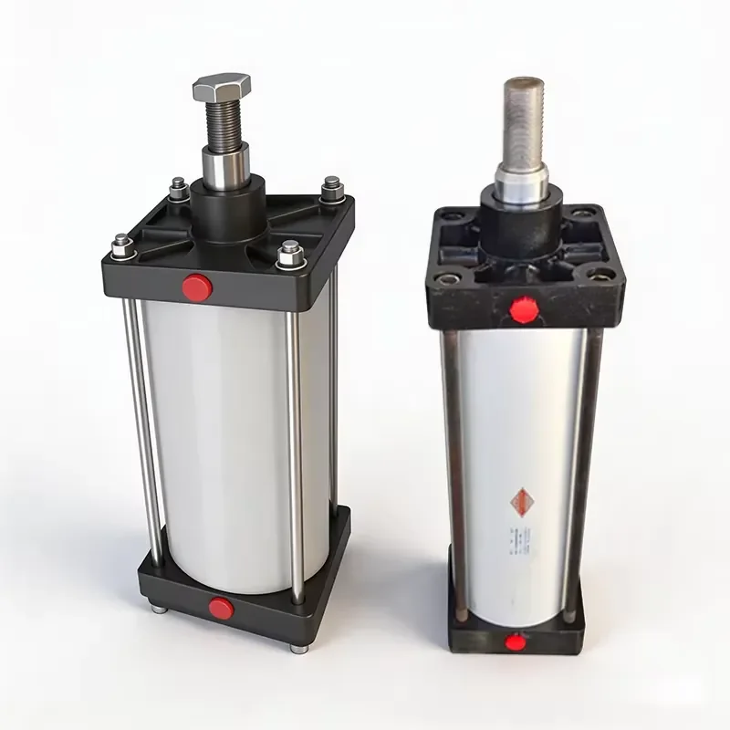 Qgb200x300 Big Bore Heavy-duty Iron Pneumatic Cylinder Double Acting 0.15-1Mpa with Pin Shaft Compressed Pneumatic air