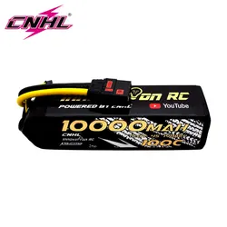 CNHL 4S 6S 10000mAh batteria Lipo 14.8V 22.2V 100C Softcase con spina EC5 QS8 per RC Car Tank Train Buggy Boat RC modelli parti