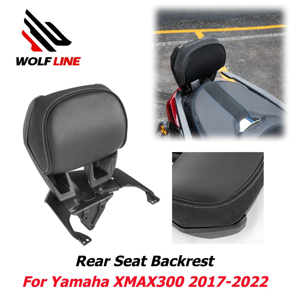 

WOLFLINE XMAX 300 XMAX300 Rear Seat Backrest for Yamaha X-MAX 300 XMAX300 Rear Passenger Seat Backrest Pillion 2017-2022