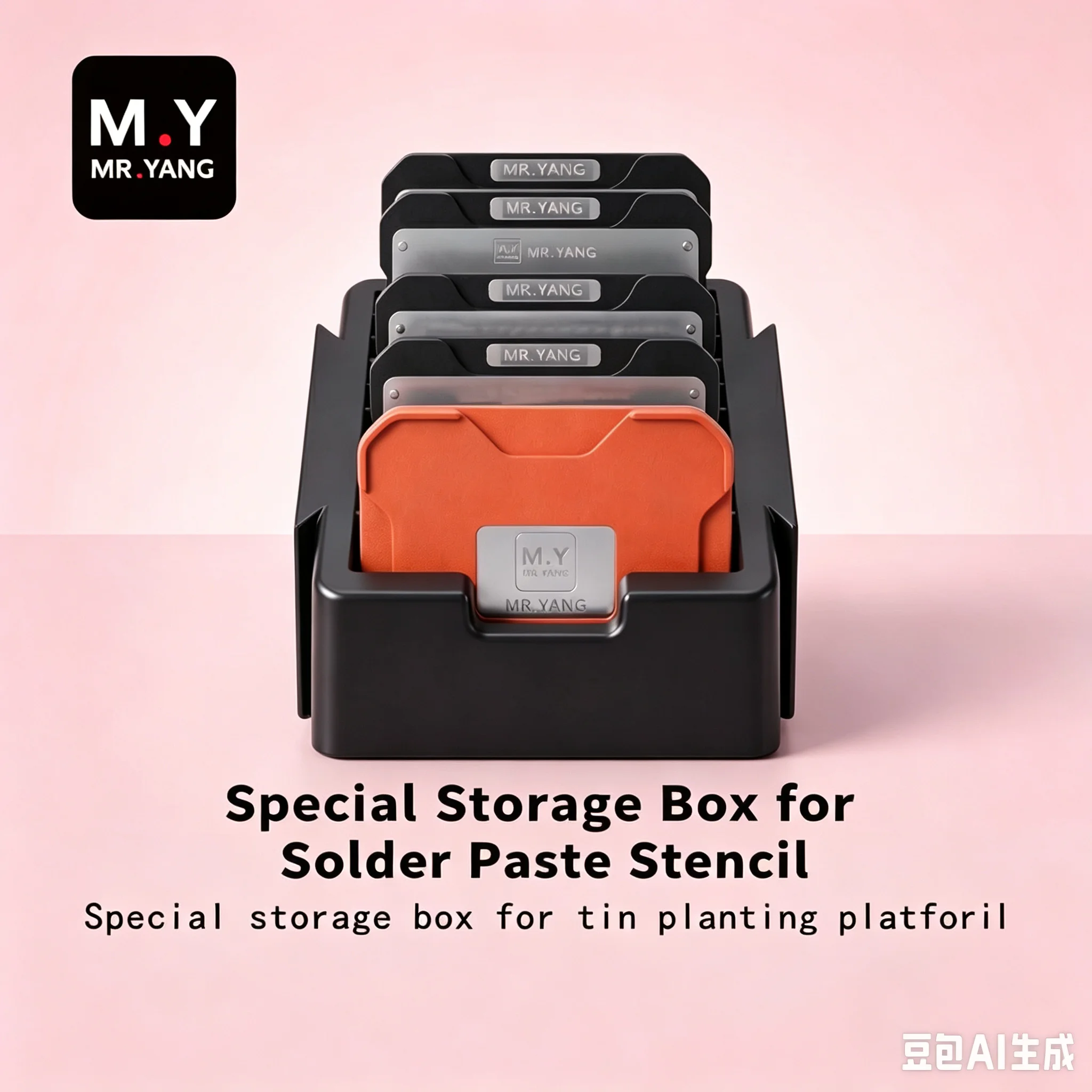 YCS M Y Plastic Storage Box for BGA Stencils Enables Quick Organization and Categorization, Ensuring Convenient and Efficient