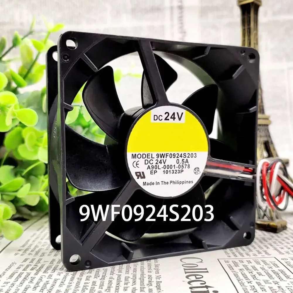 radiateur-de-refroidissement-d'armoire-de-chassis-24vdc-9wf0924s203-90-90-32mm-serveur-a90l-0001-0578