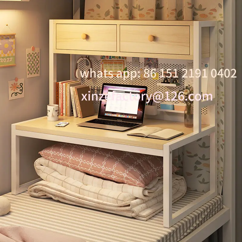 

Customizable Dorm Room Desk for Window Ledge, Adjustable Steel Frame Shelf with Cup Holder, College Dormit