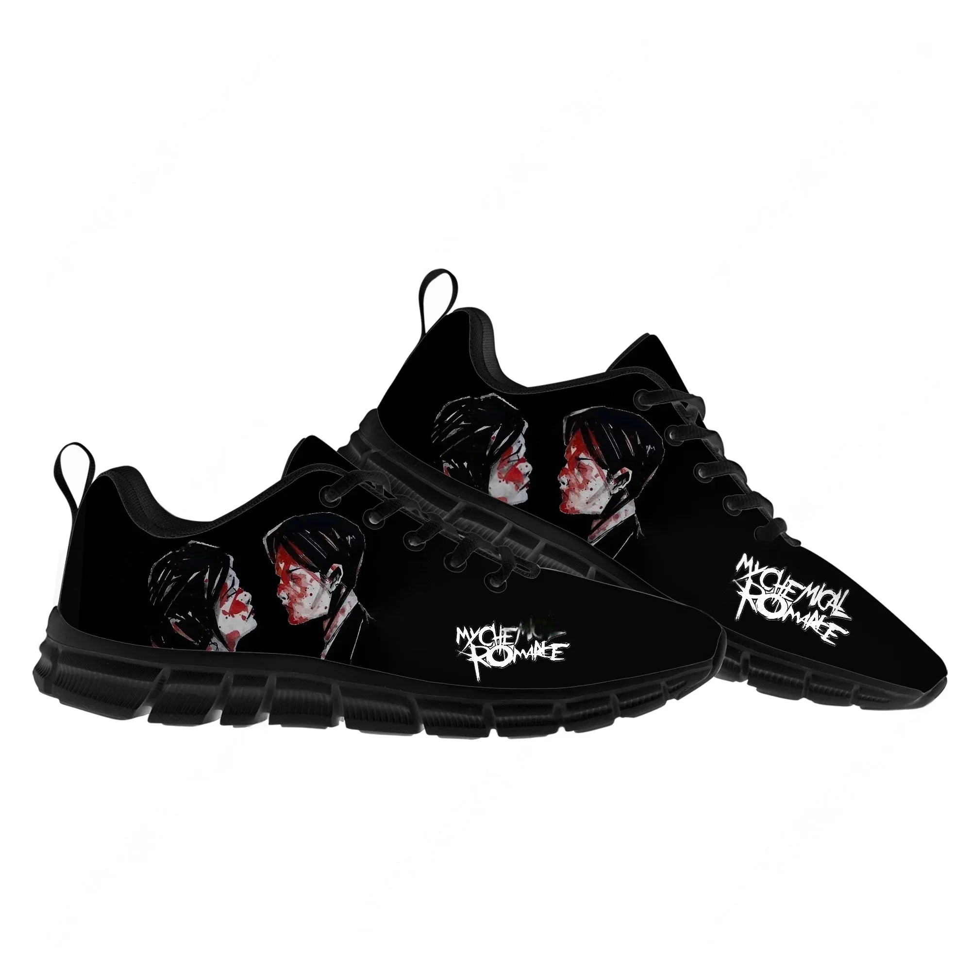 

My Chemical Romance Sneakers Mens Womens Teenager Breathable Customized Sports Shoe High Quality Personality Casual Custom Shoes