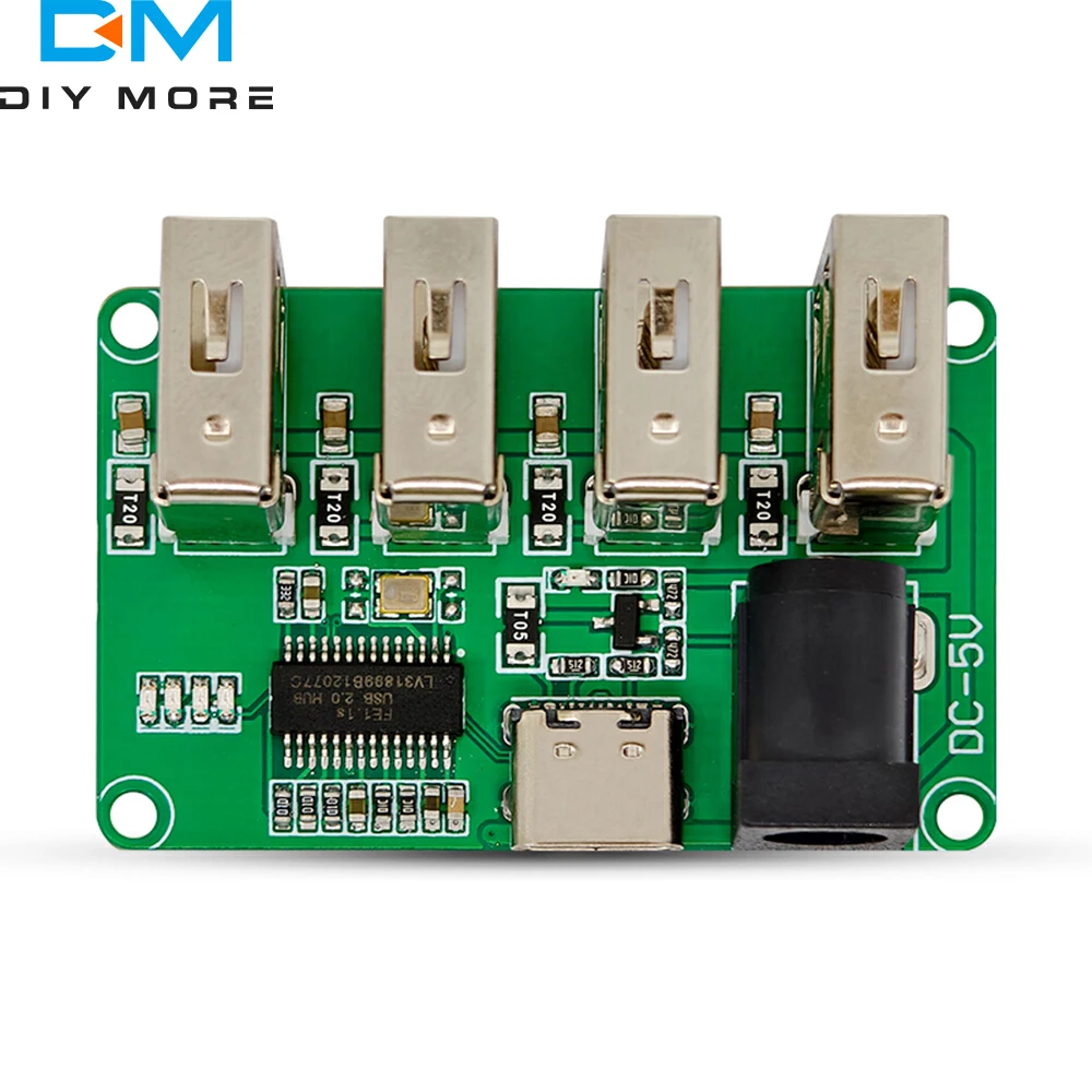 Dc 5V Usb 2.0 Hub P…