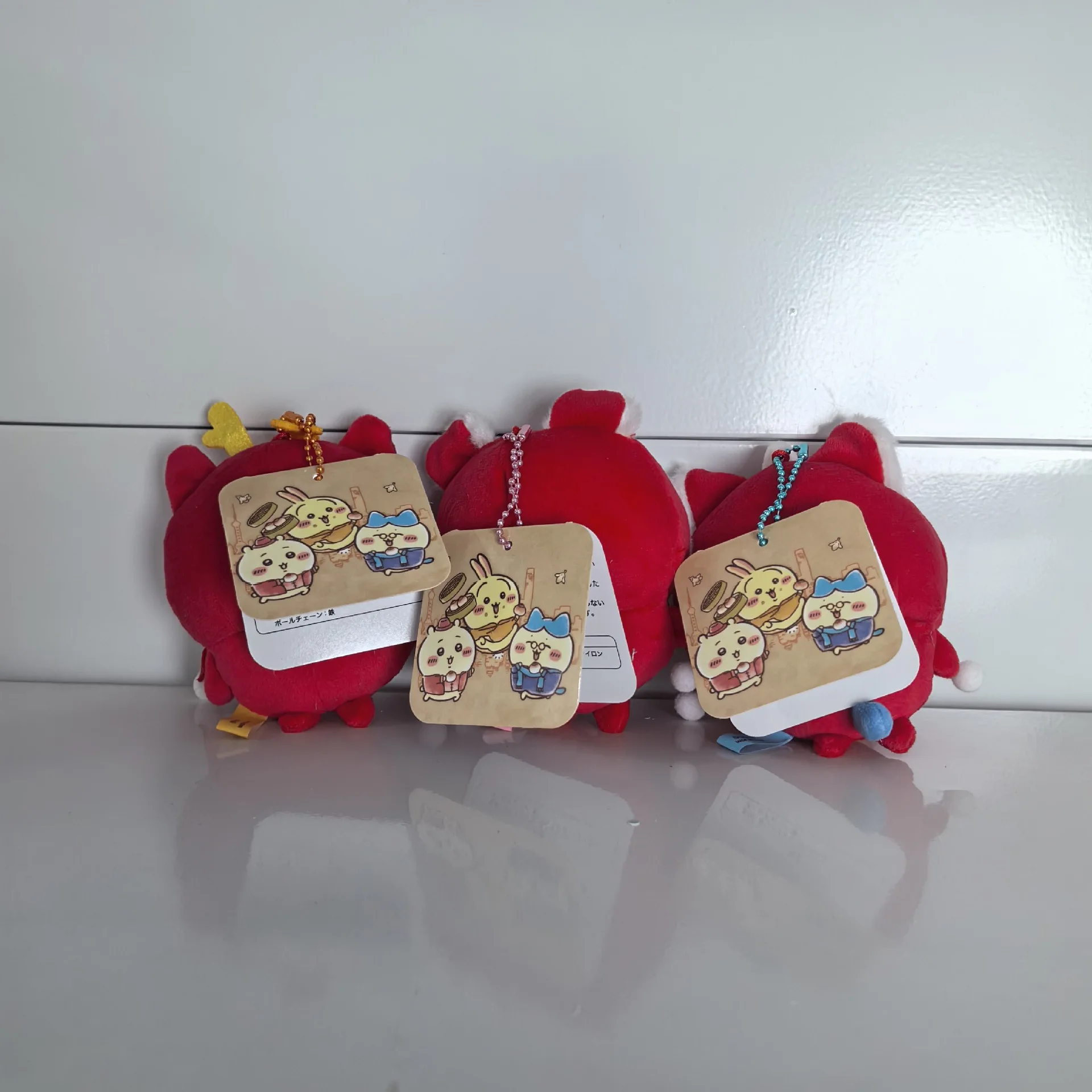 카와이 치이카와 하치와레 우사기 10cm 사자춤 인형 가방 귀여운 펜던트, 열쇠고리, 선물로 적합