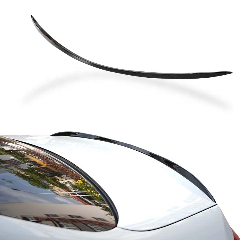 

Auto Parts for 2016-2021 W213 E320L E260L E300L E63 ABS Material Rear Wing Black Spoiler
