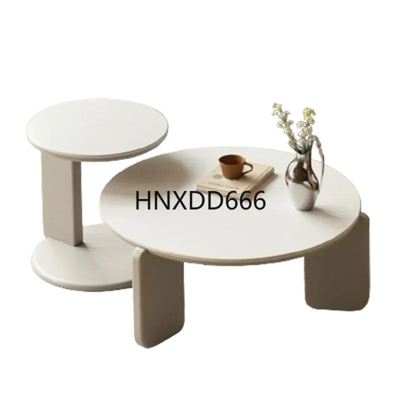 

White Small Coffee Table Design Round Minimalist Living Room Coffee Table Tea Center Modern Salontafel Voor Woonkamer Furniture