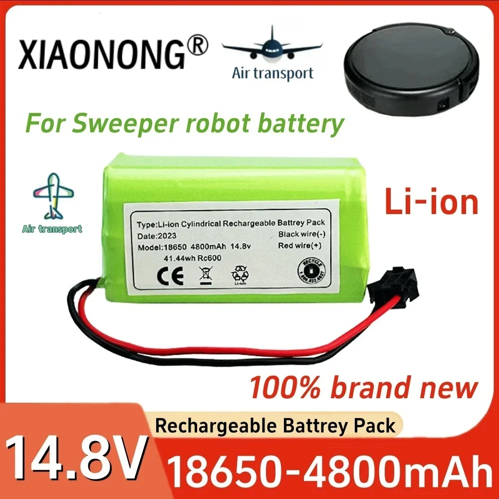 

14.8V 4800mAh SM Plug High quality Rechargeable Battery for ILIFE ecovacs V7s A6 V7s pro Chuwi iLife battery