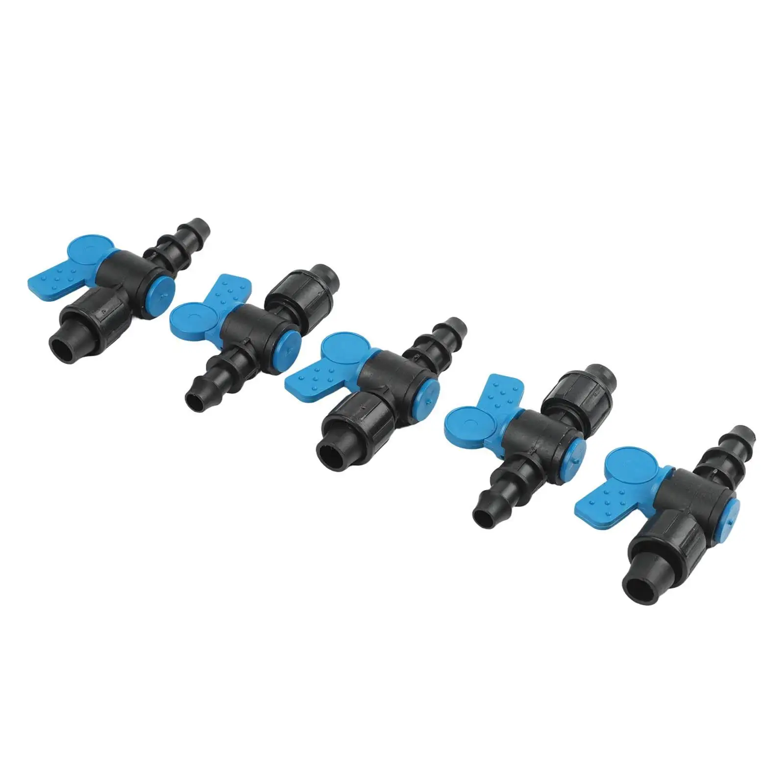 3pcs 16mm Pipe Connectors with for Ball Valve and Nut Lock Connector for Leak Resistant Garden Irrigation Applications