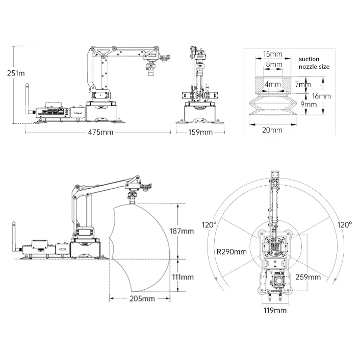 Hiwonder JetMax ROS Open Source Python Programming Electric Robot Toy AI Vision Robotic Arm With Wireless Controller