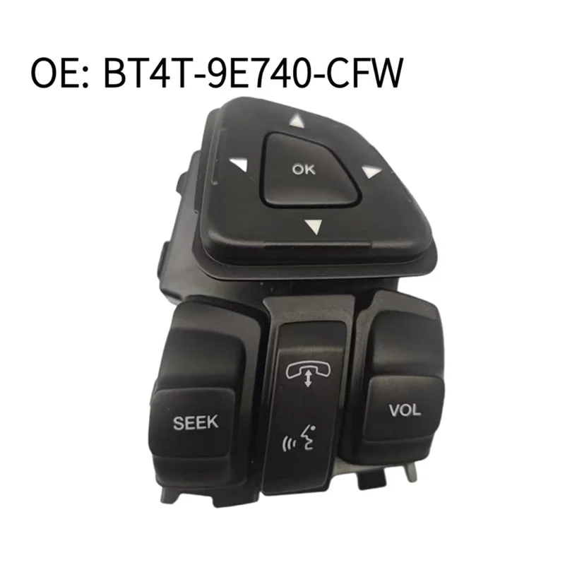 

A66P-Car Cruise Control Switch BT4Z9C888CA Steering Wheel Switch For FORD EDGE EXPLORER TAURUS FLEX For LINCOLN MKX NAVIGATOR