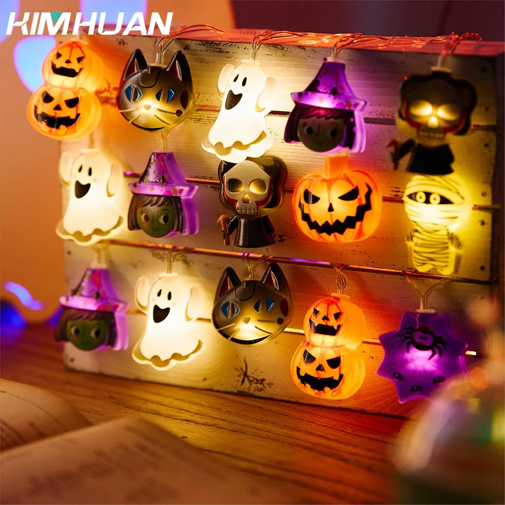 

Halloween Monster String Light Holiday Light Bedroom Restaurant Decoration Pendant Light USB Standing Light Outdoor Light