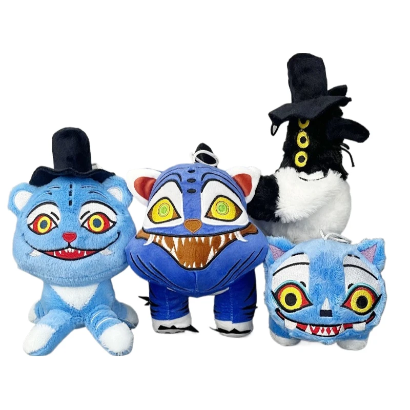 

2025 New Kpop Demon plush toy game Hunter Tiger plush toy doll Blue tiger animal plush birthday gift