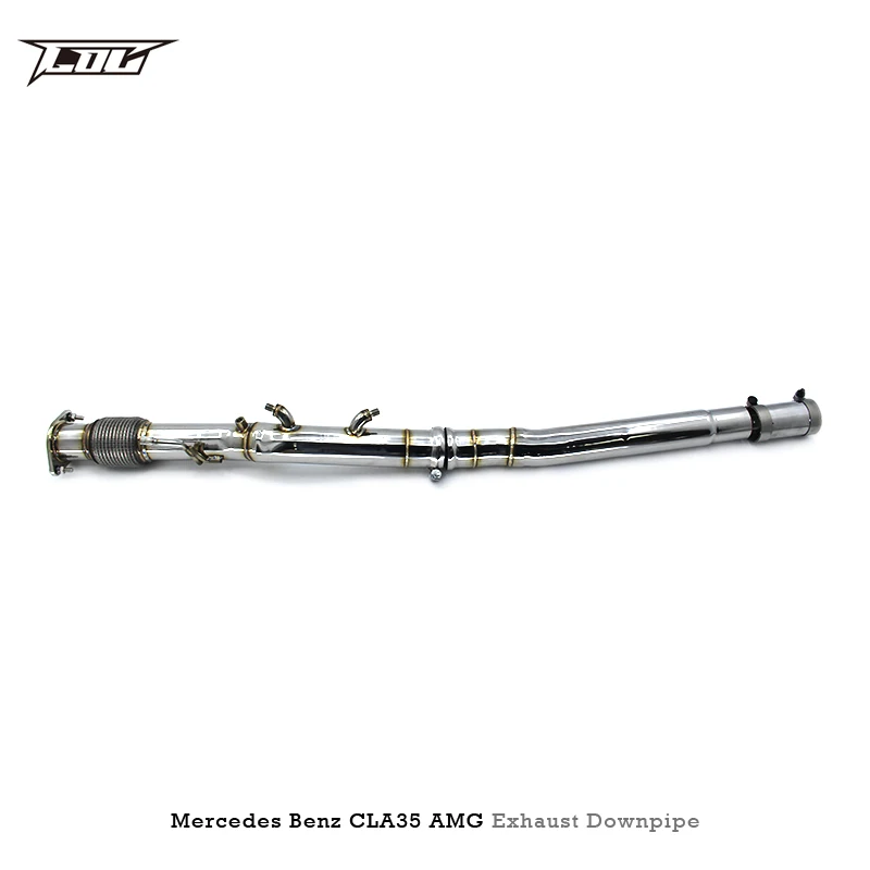 OEM Exhaust Downpipes For Mercedes-Benz CLA35 AMG 2020-2022 High Performance Stainless Steel Exhaust Pipe Exhaust System