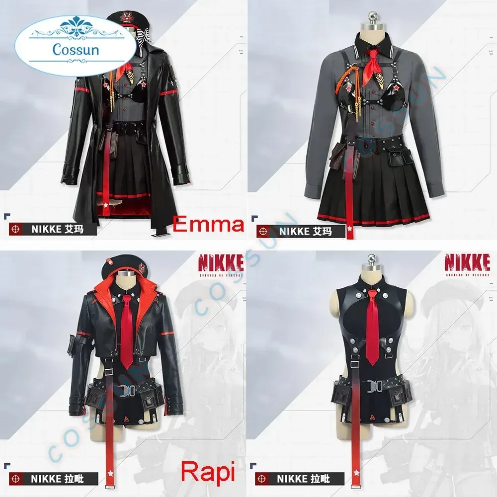 

COSSUN NIKKE: Богиня Победы Эмма/Рур, униформа для косплея на Хэллоуин, женский и мужской костюм, наряды, аниме-игры, красивый костюм