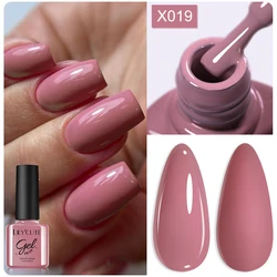 LILYCUTE Autumn Winter Series Gel Nail Polish Rose Red Nude Pink 125 Colors Professional Salon Semi Permanent Nail Gel Varnishes