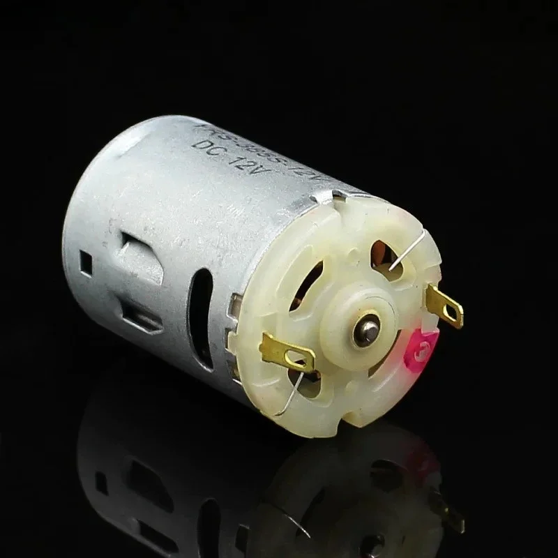 YRS-385 Miniature DC Small Brush Motor Violent High-speed DC12V Car Model Ship Model Refitting Parts Motor