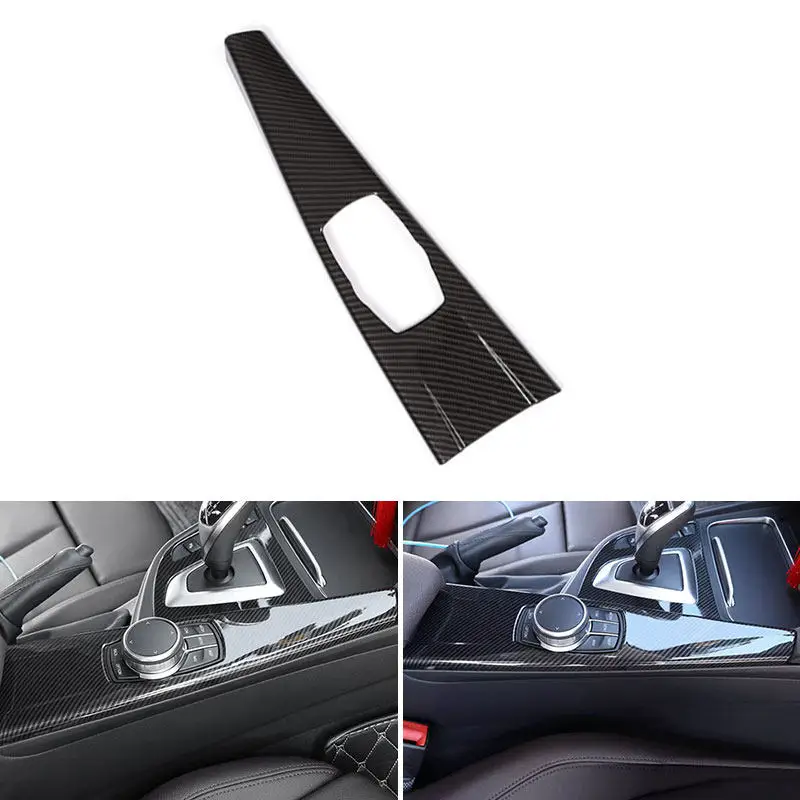 LHD For BMW 3 4 Series 3GT F30 F31 F32 F34 2013-2018 ABS Car Center Console Gear Shift Multi-Media Panel Cover Trim Accessories