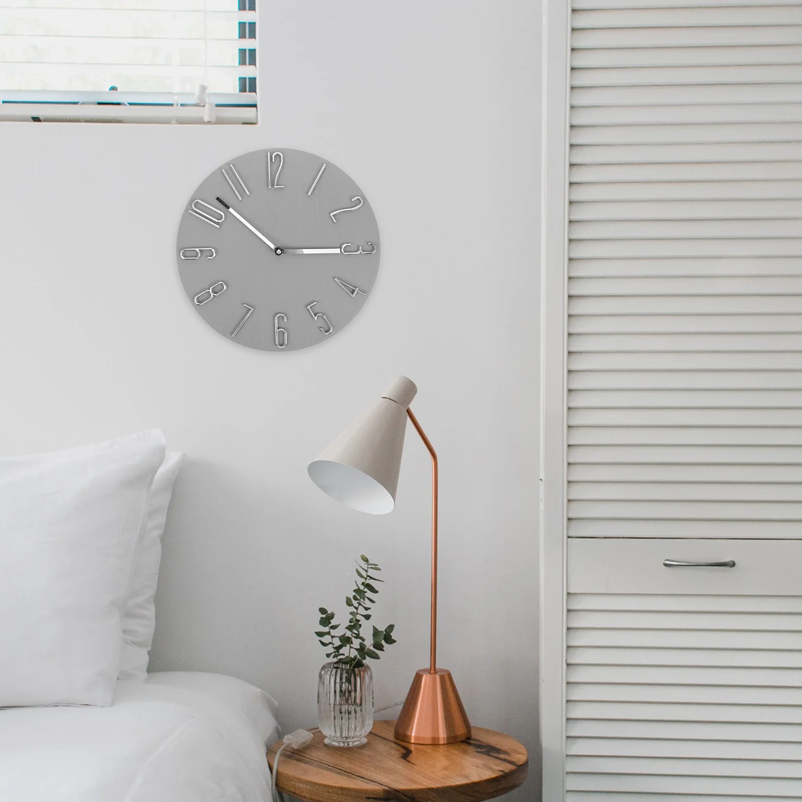 

1pcs Silent Wall Clock Operated Non-Ticking Analog Clock For Living Room Bedroom Kitchen Home Office Decorative Modern