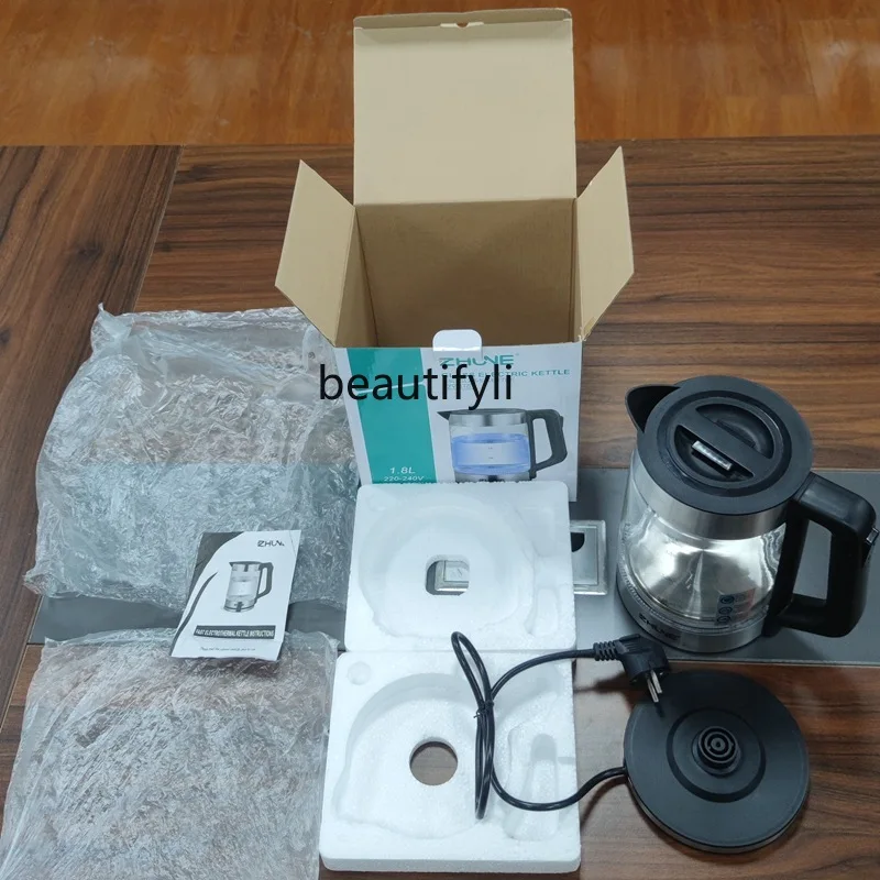 Glass electric kettle household automatic power off 1.8L electric kettle fast boiling kettle health pot