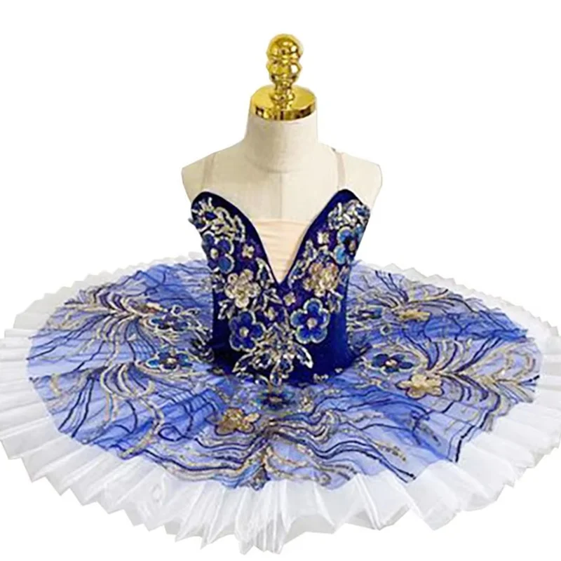 Girls' ballet skirt performance clothes children's professional Swan Lake Bluebird variation Tutu Skirt Sleeping Beauty stage