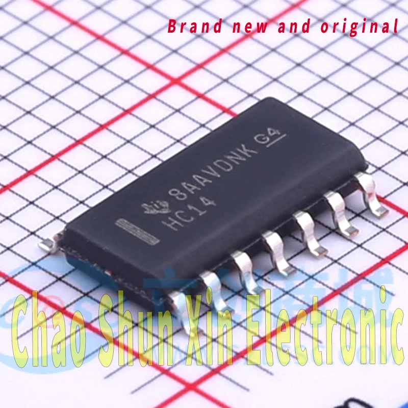 10 Pieces Sn74Hc14Dr Brand New Genuine Soic-14 Silk Screen Hc14