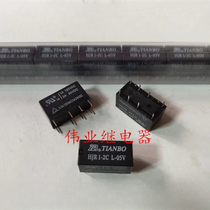 （Brand New Original）1pcs/lot 100% original genuine relay:HJR 1-2C L-05V HJR 1-2C L-12V 8pins signal relay