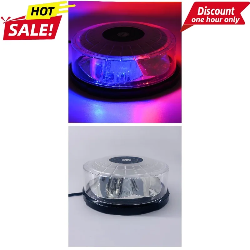 Car Strobe Emergency Warning Light 28/24 LED Hazard Flash Lamp for Vehicle