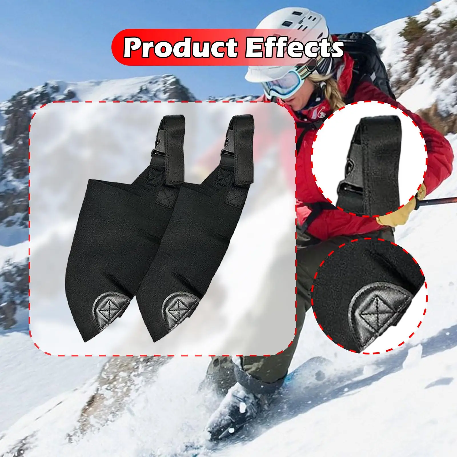 

Универсальные утеплители для лыжных ботинок Comfort Snow Boot Covers: зимний аксессуар для мужчин и женщин, обеспечивающий тепло и комфорт при катании на лыжах.