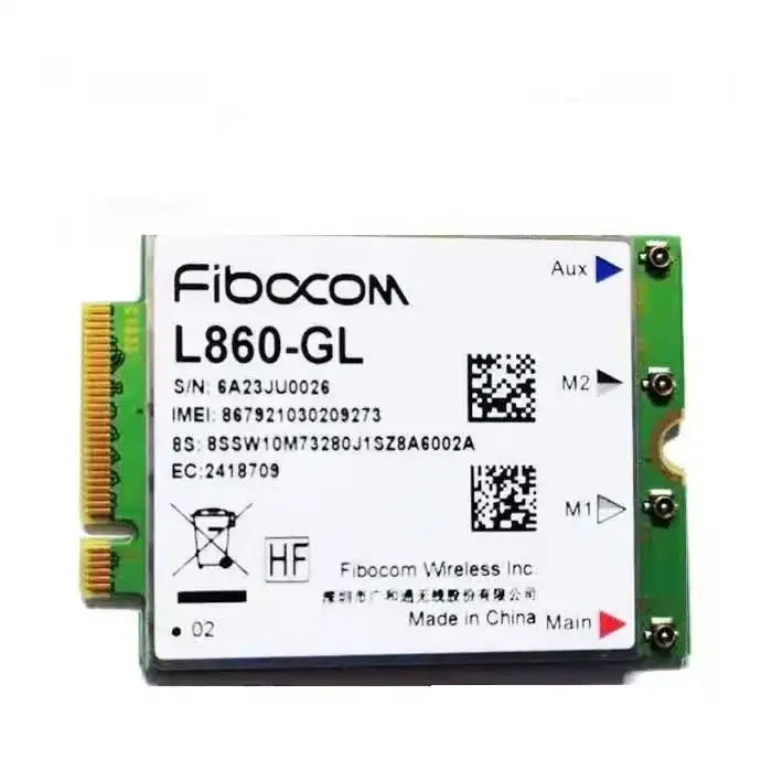 Fibocom L860-GL 01AX796 4g WWAN Card Original Antenna For Lenovo Thinkpad T490 T495 P43s P14s T14 02HK909 02HK910 02HK911