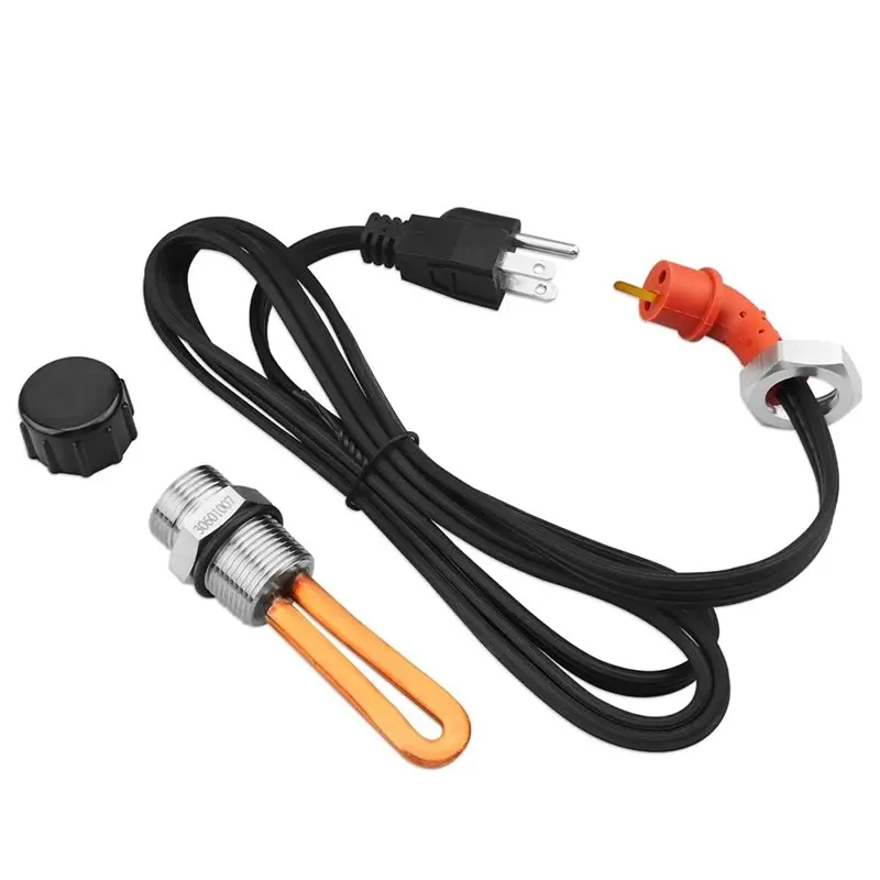 Engine Block Heater Assembly 120V 750W 5003619AB 30601007 For Dodge Ram 1500 2500 3500 Heating Unit W/Wiring Harness
