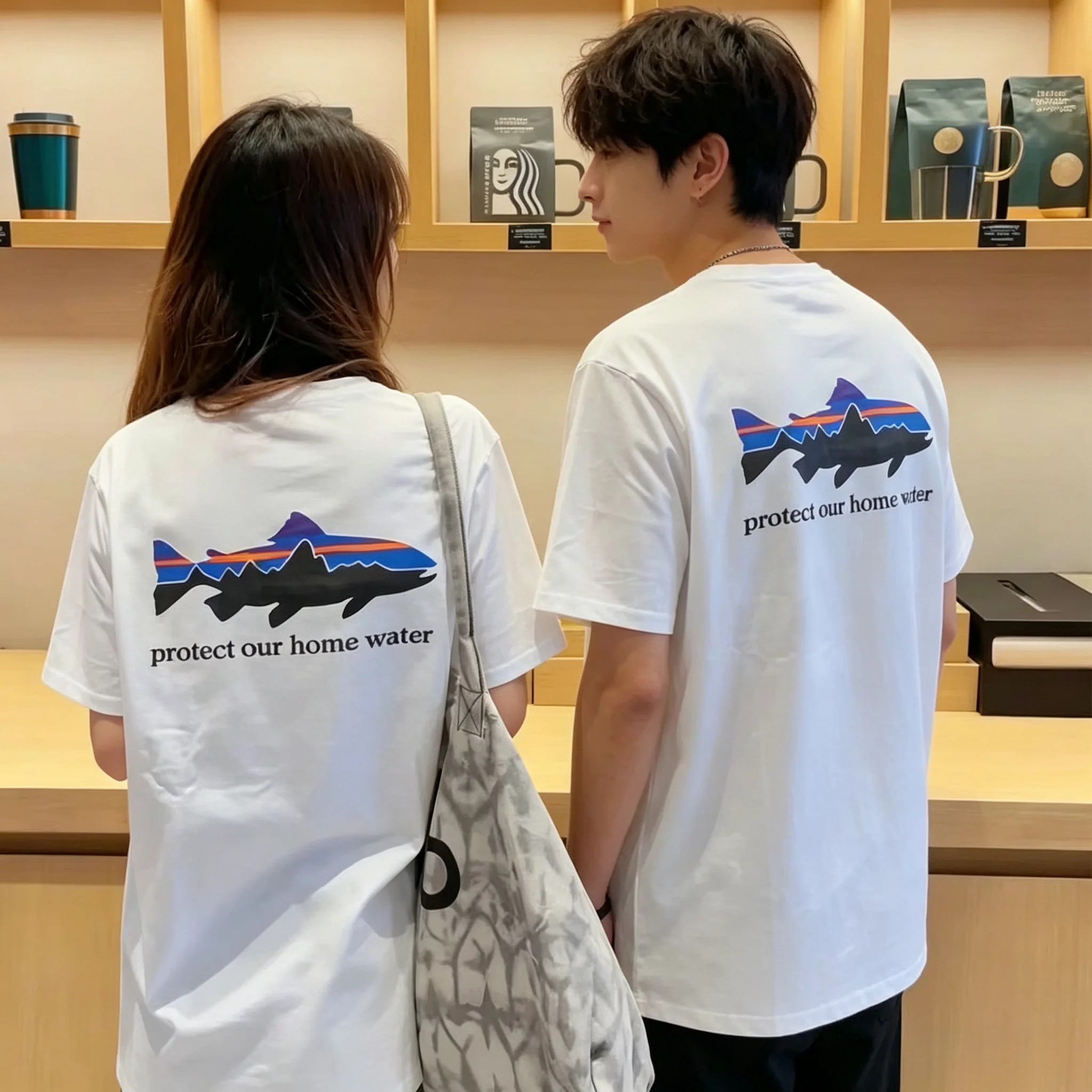 Summer New Brand High-quality T-shirt Classic Summer Style Suitable for Both Men and Women Short Sleeve Round Neck T-shirt Tee
