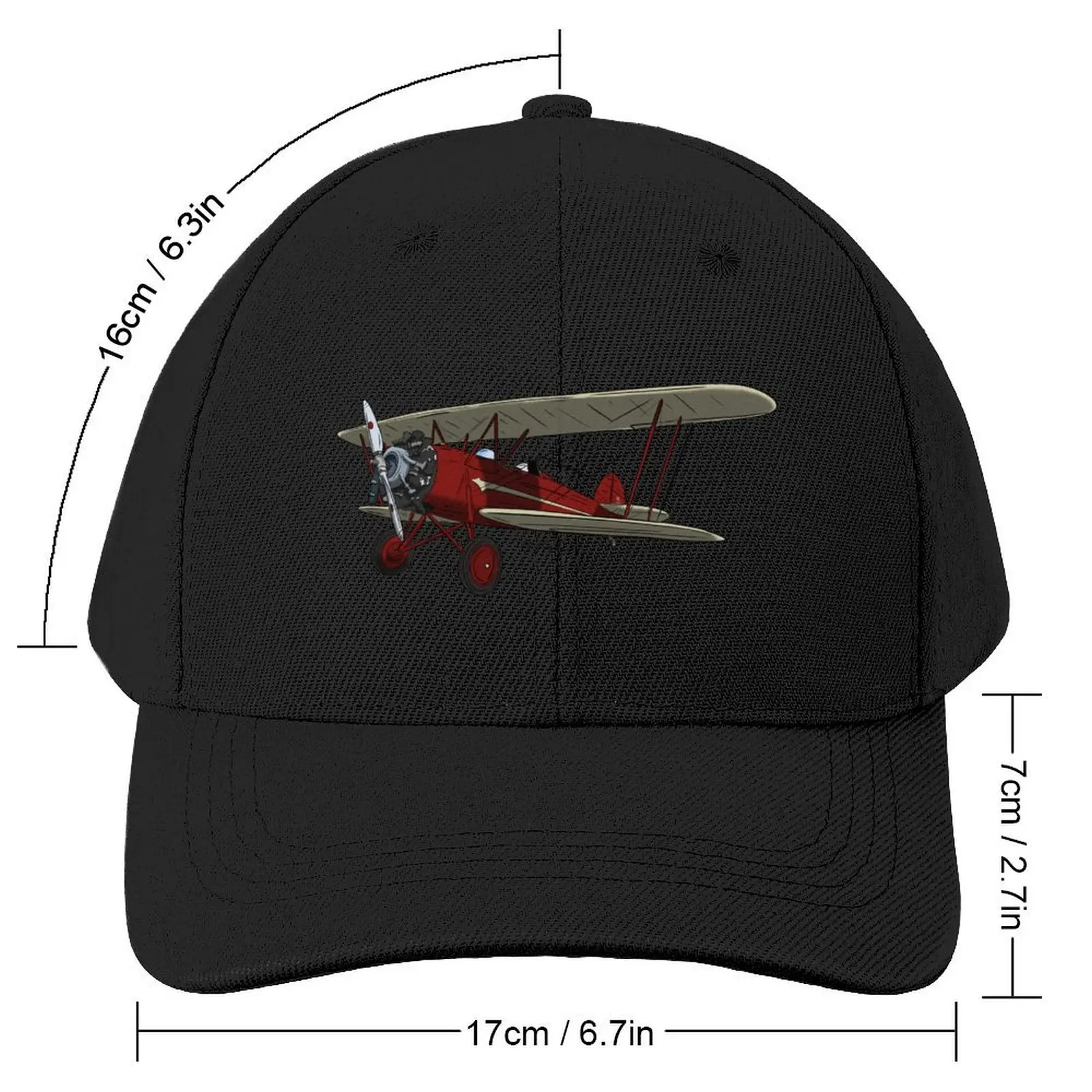 WACO N9571H Bi Plane Airplane Baseball Cap Rave Rugby Golf Wear Golf Women Men's