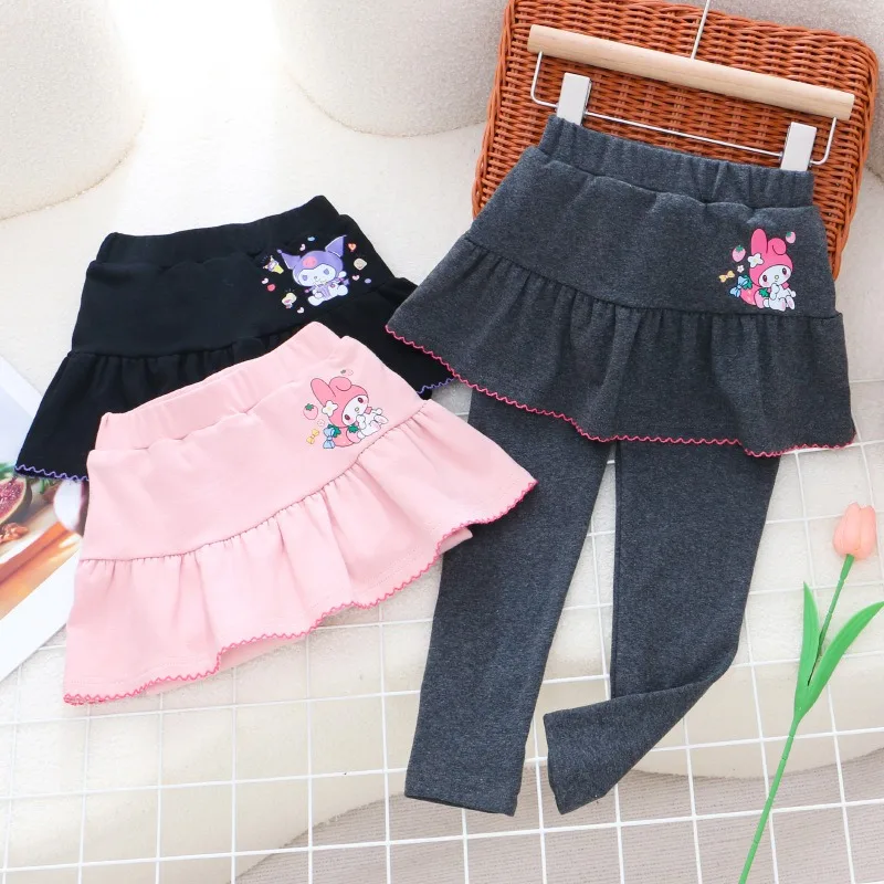 

Spring Autumn Kawaii Sanrio Ins My Melody Baby Long Pants Cute Cartoon Kuromi Cotton Trousers Clothing Fashion Gifts for Kids