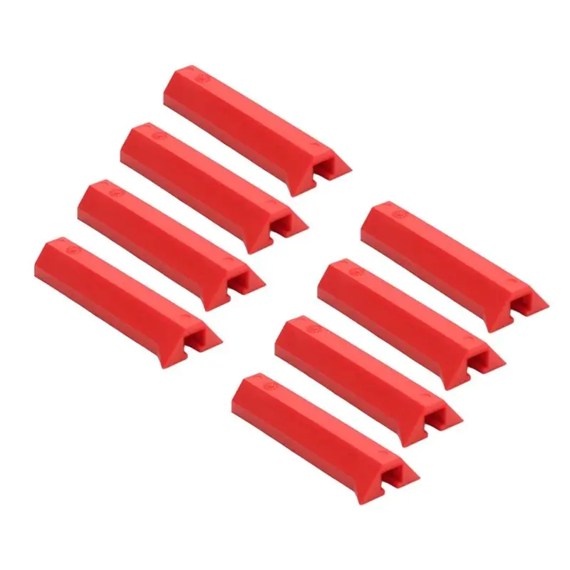 AAAF Multi-Function For Track Clamping Cover 8Pcs Woodworking For Track Clamp Protective Sleeve For Track Saw Clamp Quick Clamp